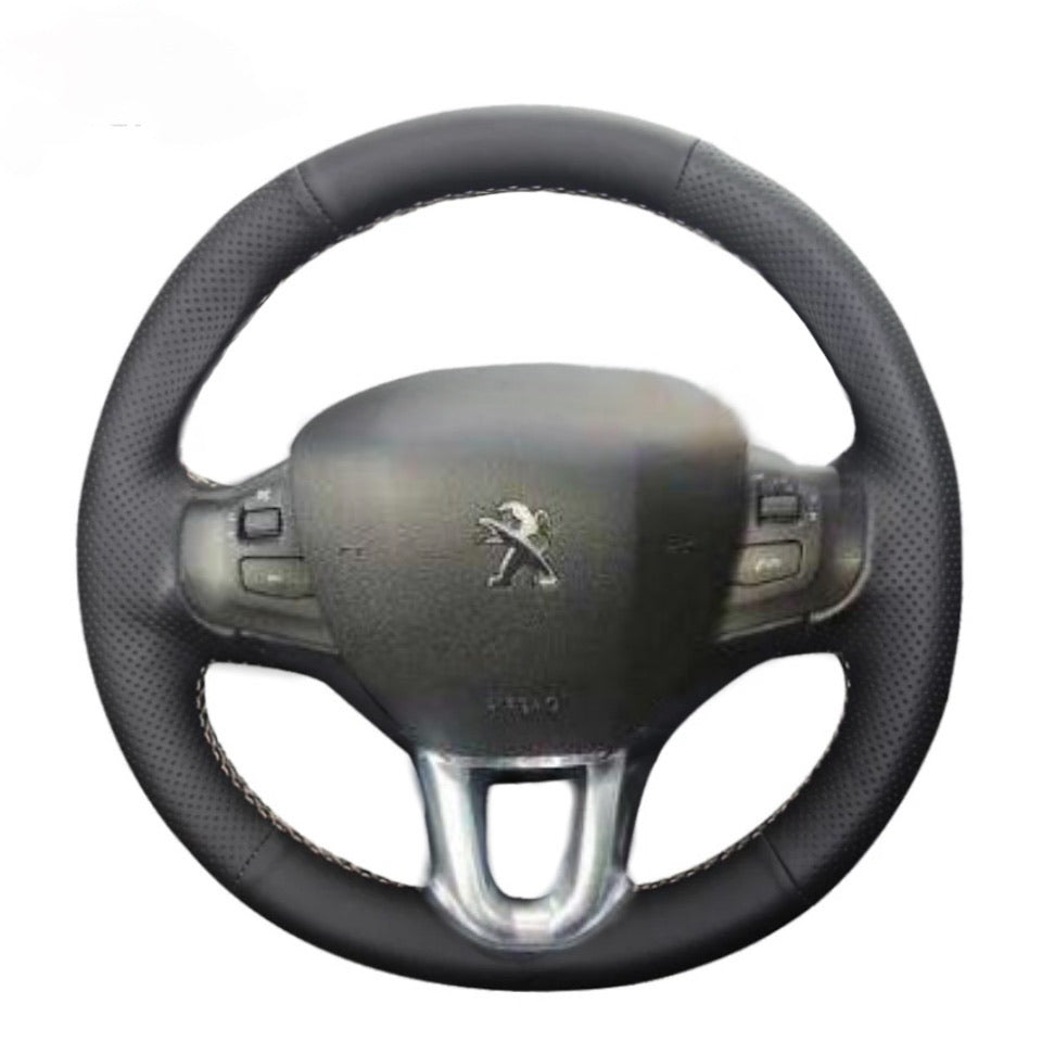 Housse De Volant Cuir Microfibre Peugeot 208 I 2012-2019 - Antidérapante Et Respirante