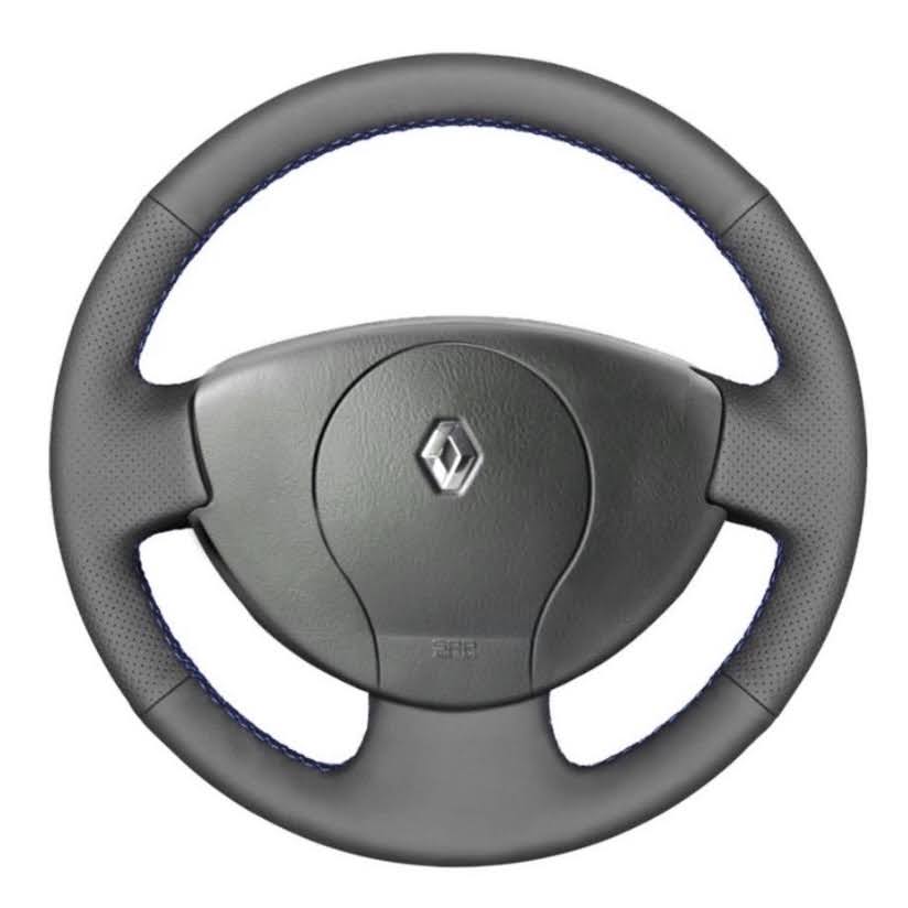 Pour Renault Twingo, 2 Pièces Couverture De Volant En Daim