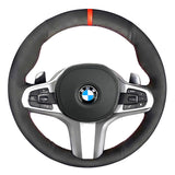 COUVRE VOLANT À COUDRE EN ALCANTARA BMW M Sport