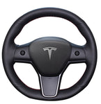 COUVRE VOLANT À COUDRE TESLA MODEL 3