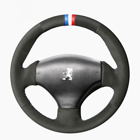 COUVRE VOLANT ALCANTARA PEUGEOT 206