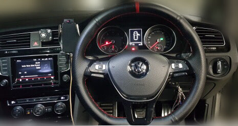 COUVRE VOLANT À COUDRE POUR VOLKSWAGEN