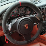 COUVRE VOLANT ALCANTARA PORSCHE CAYENNE/PANAMERA/CAYMAN/BOXTER