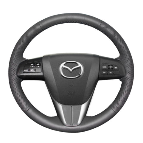 COUVRE VOLANT CUUIR OU ALCANTARA POUR MAZDA