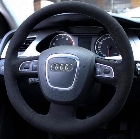 COUVRE VOLANT CUIR VÉRITABLE AUDI S3/A6/A5/A4/A3