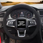 COUVRE VOLANT EN ALCANTARA POUR GOLF 7/SCIROCCO/GTI/R MK7