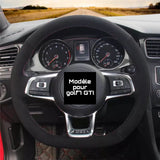 COUVRE VOLANT EN ALCANTARA POUR GOLF 7/SCIROCCO/GTI/R MK7