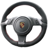 COUVRE VOLANT ALCANTARA PORSCHE CAYENNE/PANAMERA/CAYMAN/BOXTER