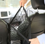 Sac Filets élastique de rangement et barrière pour l’espace entre siège auto