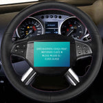 COUVRE VOLANT GRIS CLAIR POUR MERCEDES CLASS M