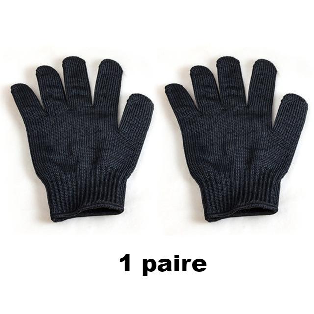 ShenMo Gants Anti Coupure gants Protection Haute Performance Niveau 5 Gant  Cuisine Anti Coupure Gants de Travail pour Découpe de Viande, Filet de  Poisson, Mandoline et D'huîtres 1PC (XL) 
